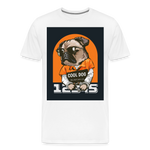 Cool Dog Men's Premium T-Shirt - white