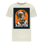 Cool Dog Men's Premium T-Shirt - heather oatmeal