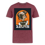 Cool Dog Men's Premium T-Shirt - heather burgundy