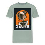 Cool Dog Men's Premium T-Shirt - steel green