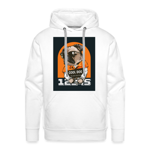 Cool dog Men’s Premium Hoodie - white