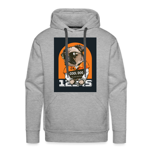 Cool dog Men’s Premium Hoodie - heather grey