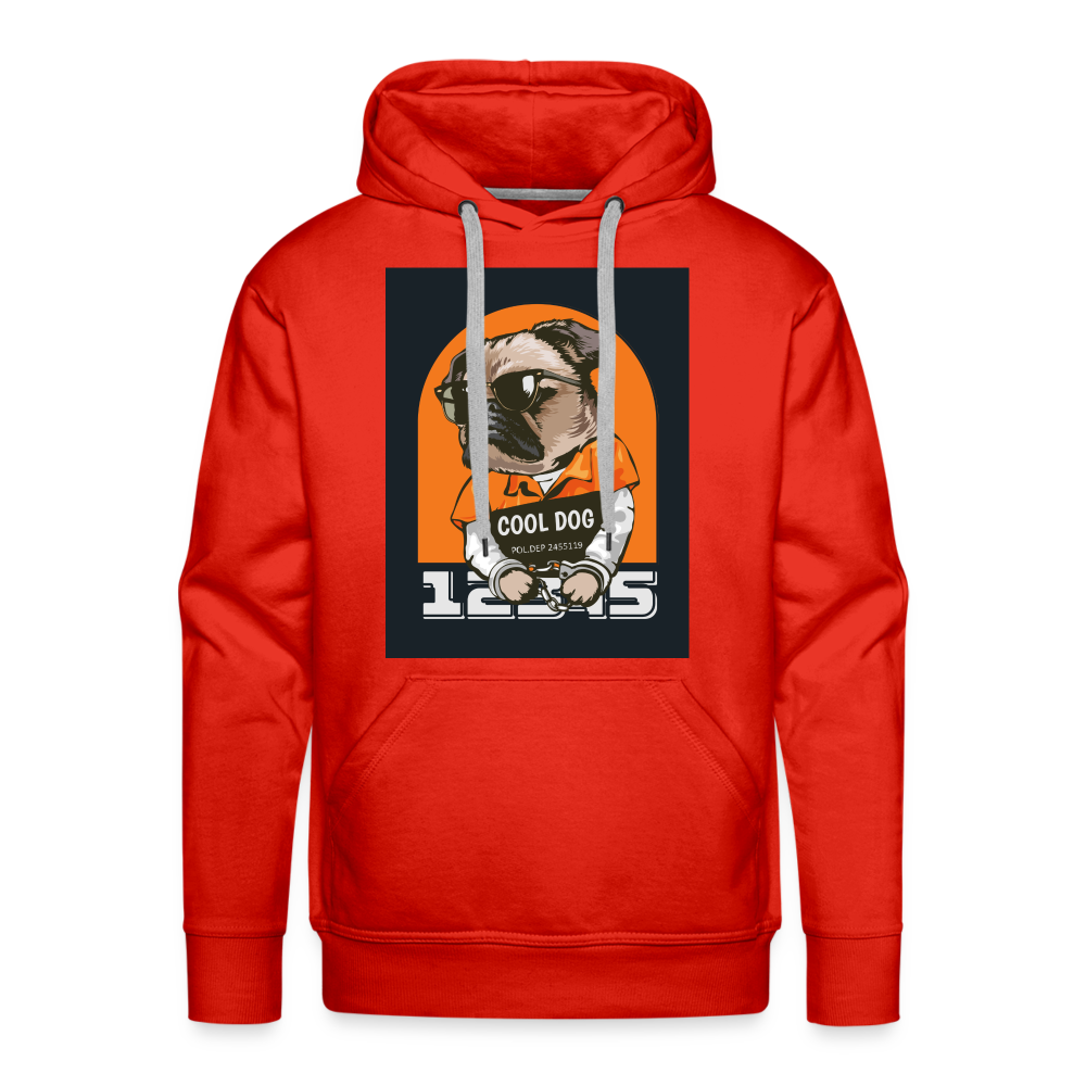 Cool dog Men’s Premium Hoodie - red