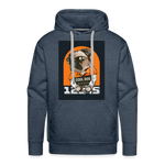 Cool dog Men’s Premium Hoodie - heather denim
